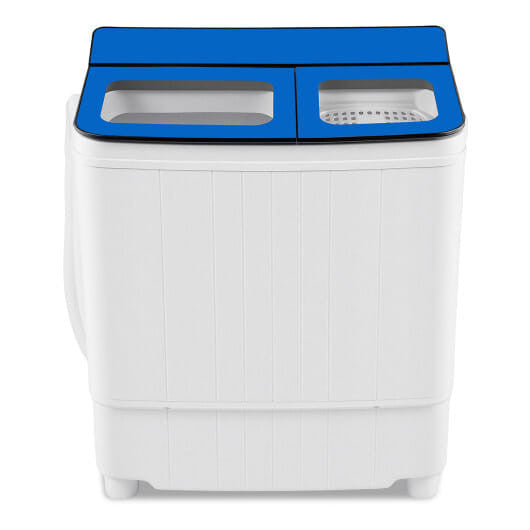 Portable Washing Machine 18 lbs Mini Laundry Machine with 11 LBS Washer-Blue